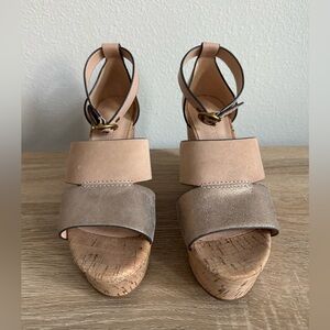 Coach Platform Wedge Sandals